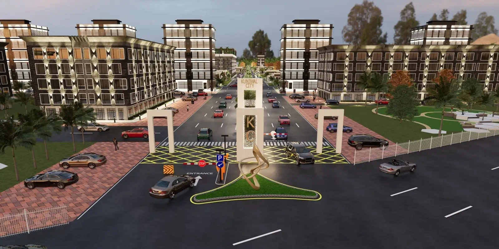 Kunjwal City modern villas